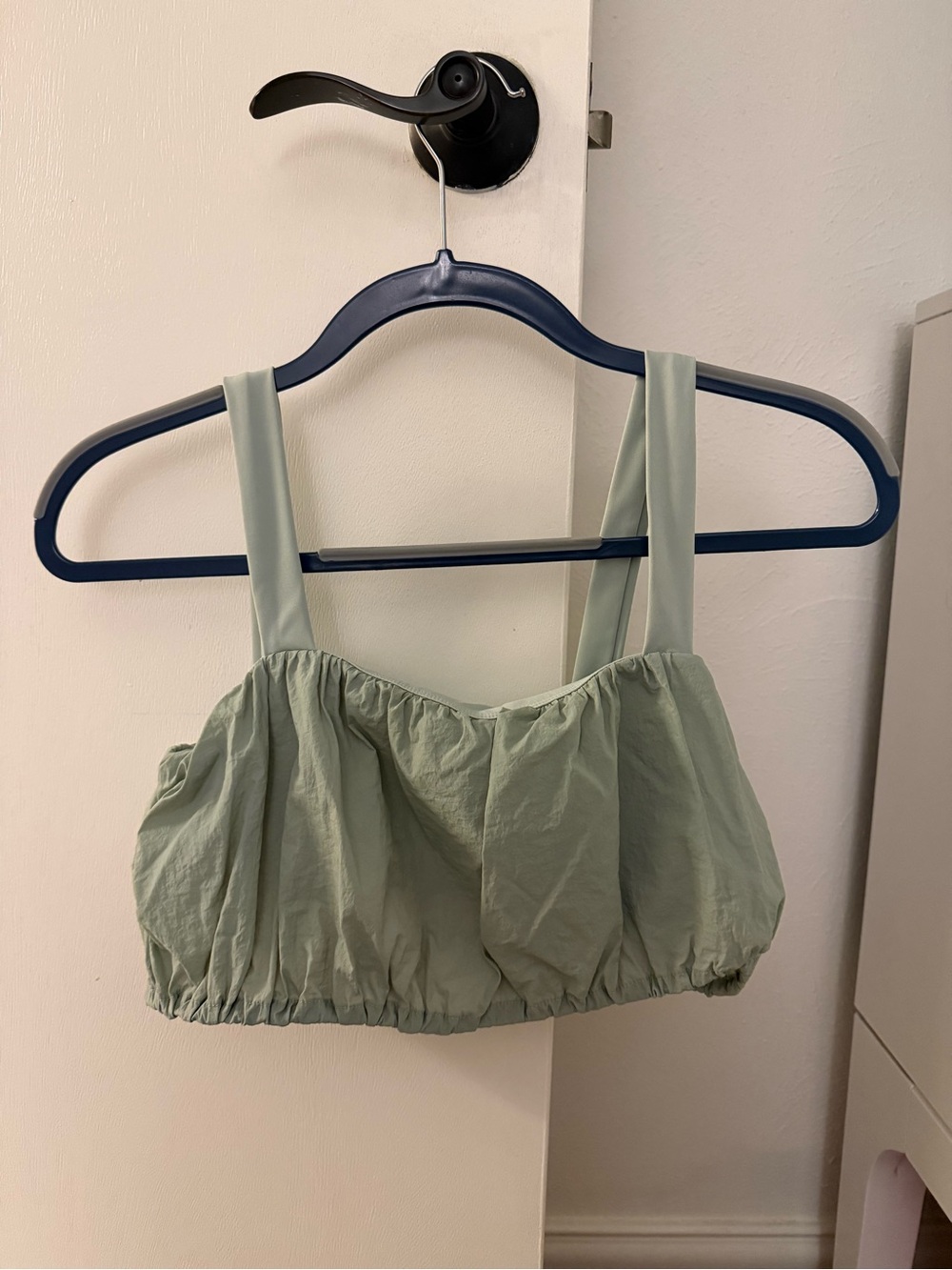 Daily Drills Bubble Workout Top | Matcha Green | Small